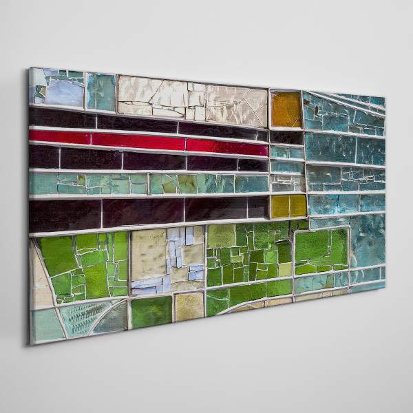 Tableau toile imprimée Paysage abstrait en verre