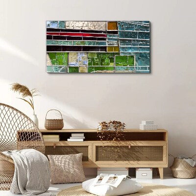 Tableau toile imprimée Paysage abstrait en verre