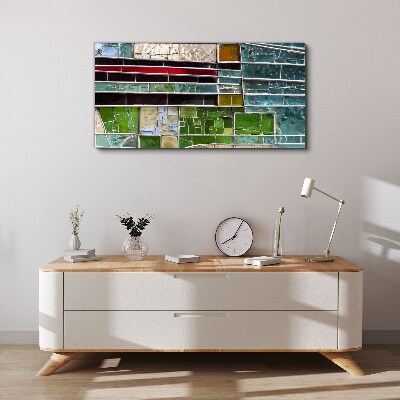 Tableau toile imprimée Paysage abstrait en verre