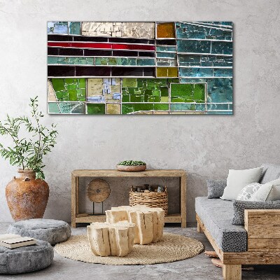 Tableau toile imprimée Paysage abstrait en verre