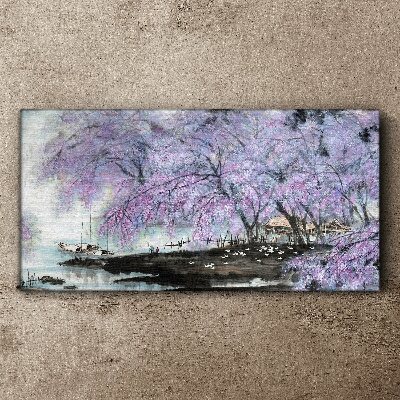 Tableau imprimé sur toile Floraison printanière