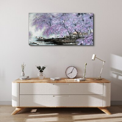 Tableau imprimé sur toile Floraison printanière