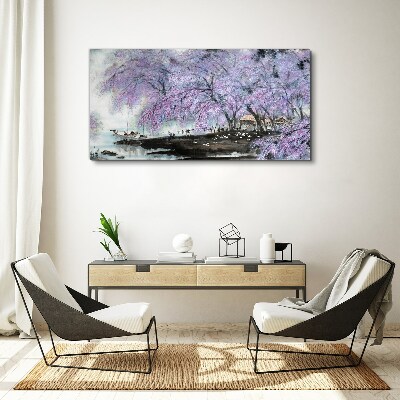 Tableau imprimé sur toile Floraison printanière