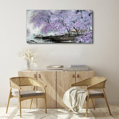 Tableau imprimé sur toile Floraison printanière