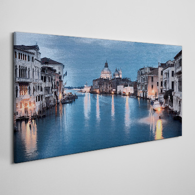 Tableau sur toile Venise dans la lumière du soir