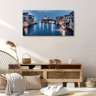 Tableau sur toile Venise dans la lumière du soir