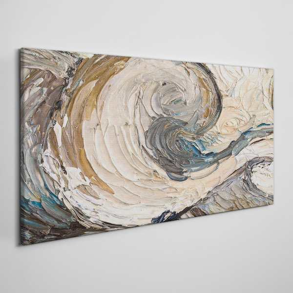 Tableau imprimé sur toile Ondes de couleurs dynamiques