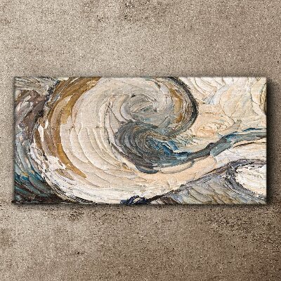 Tableau imprimé sur toile Ondes de couleurs dynamiques