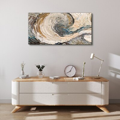 Tableau imprimé sur toile Ondes de couleurs dynamiques