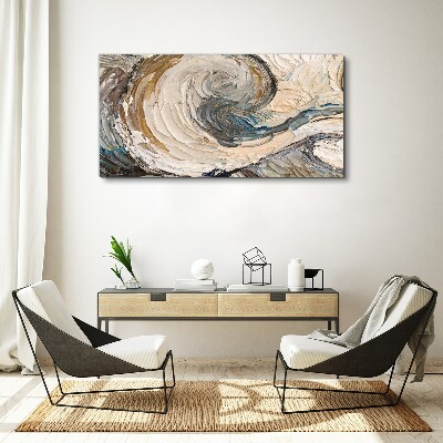 Tableau imprimé sur toile Ondes de couleurs dynamiques