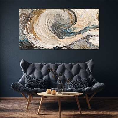 Tableau imprimé sur toile Ondes de couleurs dynamiques
