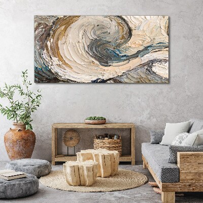 Tableau imprimé sur toile Ondes de couleurs dynamiques
