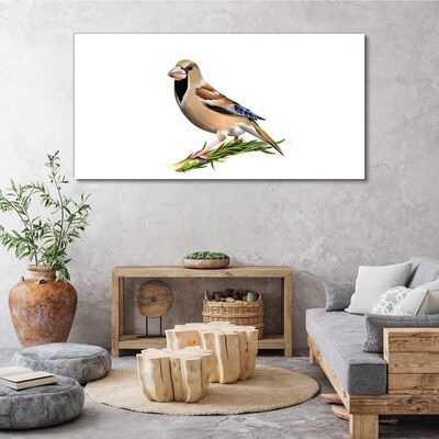Tableau sur toile Un oiseau sur une brindille
