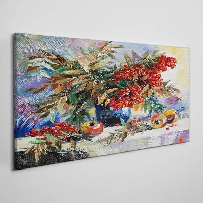Tableau sur toile Bouquet de fruits au sorbier