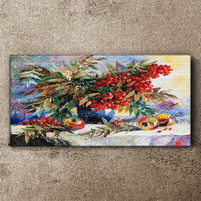 Tableau sur toile Bouquet de fruits au sorbier