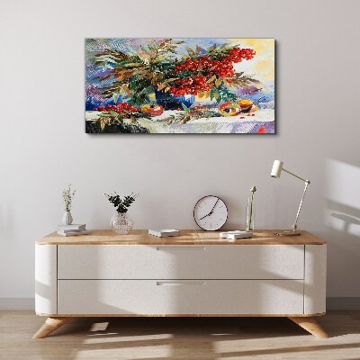 Tableau sur toile Bouquet de fruits au sorbier
