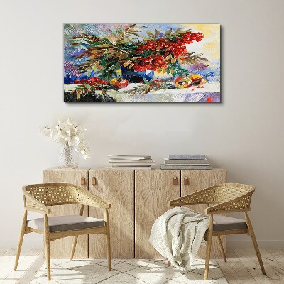 Tableau sur toile Bouquet de fruits au sorbier