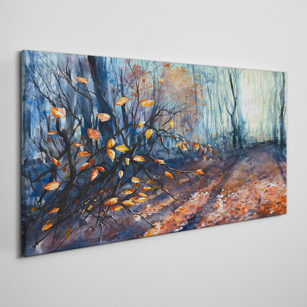 Tableau imprimé sur toile Allée d'automne