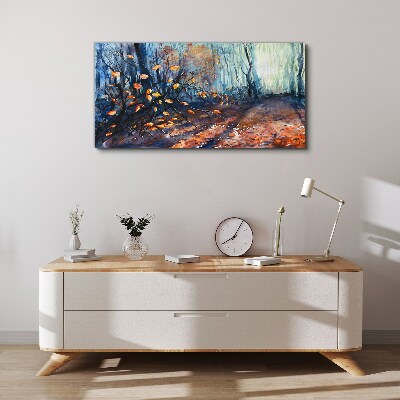Tableau imprimé sur toile Allée d'automne