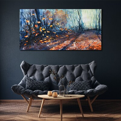 Tableau imprimé sur toile Allée d'automne