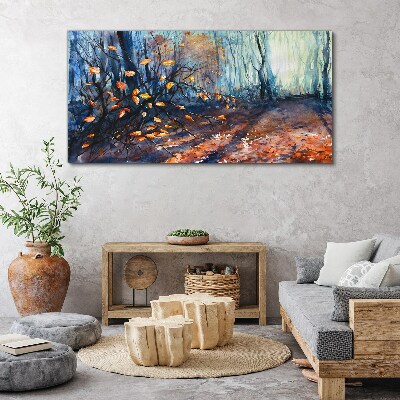 Tableau imprimé sur toile Allée d'automne