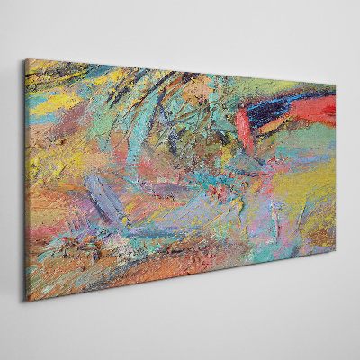 Tableau imprimé sur toile Paysage abstrait coloré