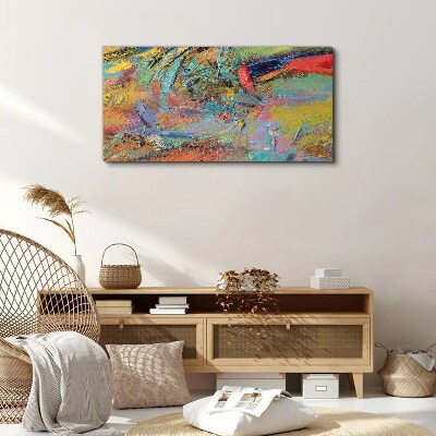 Tableau imprimé sur toile Paysage abstrait coloré
