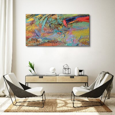 Tableau imprimé sur toile Paysage abstrait coloré