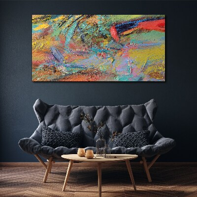 Tableau imprimé sur toile Paysage abstrait coloré