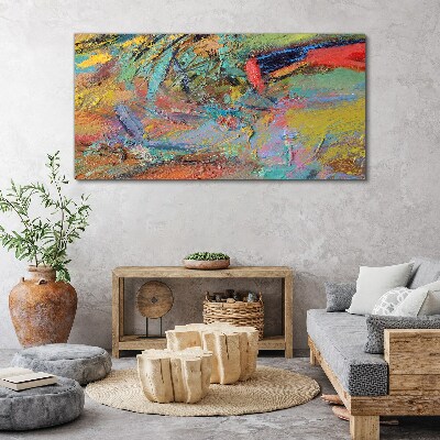 Tableau imprimé sur toile Paysage abstrait coloré