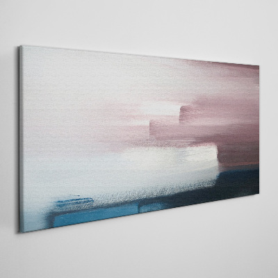 Tableau toile imprimée Paysage abstrait aux tons pastel