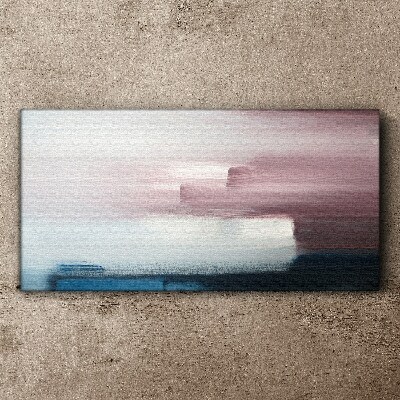 Tableau toile imprimée Paysage abstrait aux tons pastel