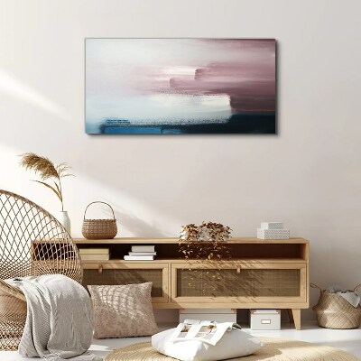 Tableau toile imprimée Paysage abstrait aux tons pastel