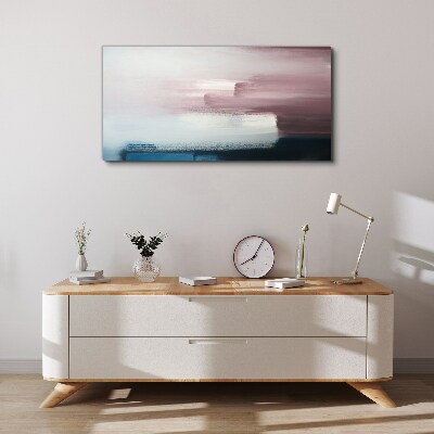 Tableau toile imprimée Paysage abstrait aux tons pastel