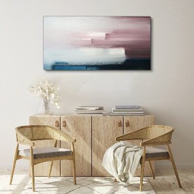 Tableau toile imprimée Paysage abstrait aux tons pastel