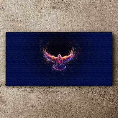 Tableau imprimé sur toile Oiseau en feu