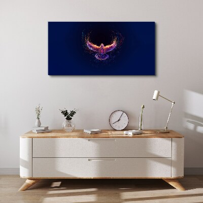 Tableau imprimé sur toile Oiseau en feu