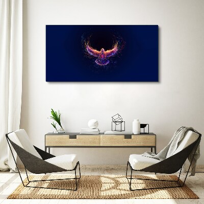 Tableau imprimé sur toile Oiseau en feu
