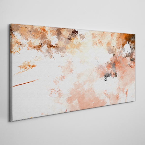 Tableau sur toile Reflets pastel dans l'abstraction