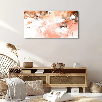 Tableau sur toile Reflets pastel dans l'abstraction