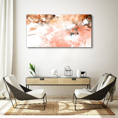 Tableau sur toile Reflets pastel dans l'abstraction