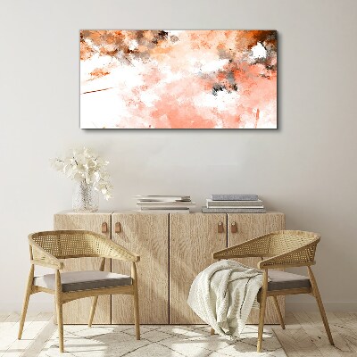 Tableau sur toile Reflets pastel dans l'abstraction