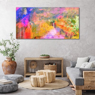 Tableau sur toile Paysage abstrait coloré