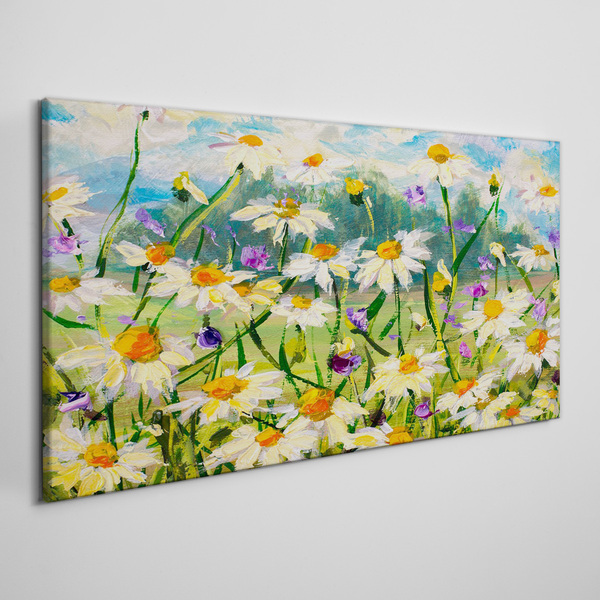 Tableau imprimé sur toile Un paradis floral sous le soleil d'été
