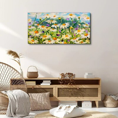 Tableau imprimé sur toile Un paradis floral sous le soleil d'été
