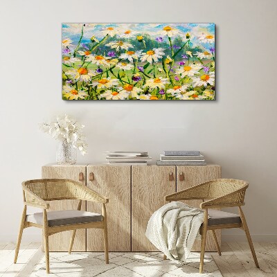 Tableau imprimé sur toile Un paradis floral sous le soleil d'été