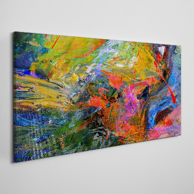 Tableau imprimé sur toile Le chaos coloré de la nature