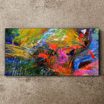 Tableau imprimé sur toile Le chaos coloré de la nature