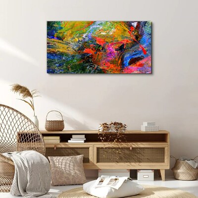 Tableau imprimé sur toile Le chaos coloré de la nature
