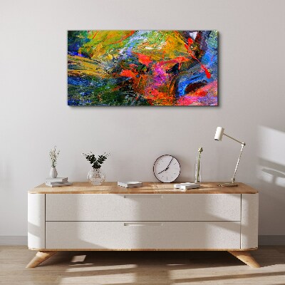 Tableau imprimé sur toile Le chaos coloré de la nature